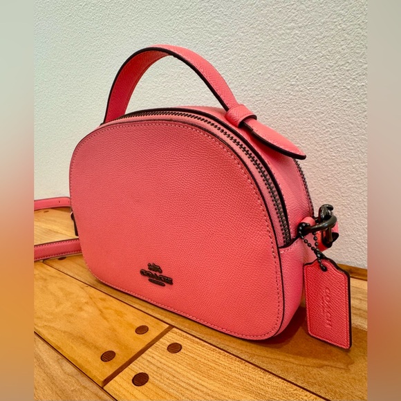 Coach Serena Satchel in Bright Lemonade Pink - Picture 2 of 8